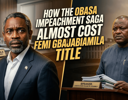 How the Obasa Impeachment Saga Almost Cost Femi Gbajabiamila (Chief of Staff) Title Femi Gbajabiamila Chief of Staff