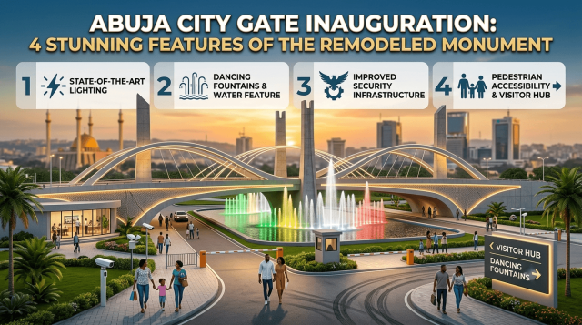 Abuja city gate inauguration