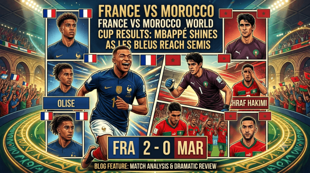 France vs Morocco World Cup
