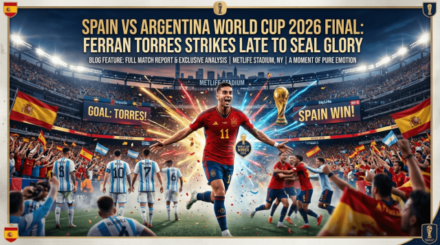 Spain vs Argentina World Cup 2026 Final