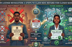 CBN License Revocation: 4 Steps to Claim NDIC Refund for Closed Banks CBN License Revocation