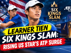 Learner Tien Six Kings Slam: Rising US Star’s ATP Surge Learner Tien Six Kings Slam